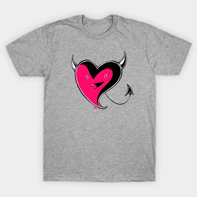 Li'l Vamp Devil Heart T-Shirt by Indi Martin